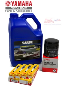 YAMAHA OEM Oil Change Kit FX-SHO VXR VXS VX Ltd 1.8L NGK LFR6A LUB-WTRCG-KT-10 - Picture 1 of 2