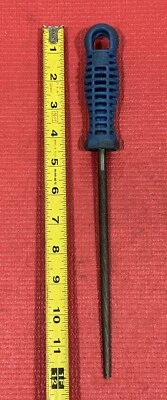 PFERD 12" Rounded File with Blue Handle - Image 1 of 4