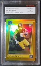 2021 DONRUSS PAT FREIERMUTH 1ST GRADED 10 RATED ROOKIE PRESS PROOF PREMIUM #281