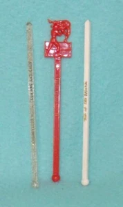 3 Vintage Swizzle Sticks - Picture 1 of 4