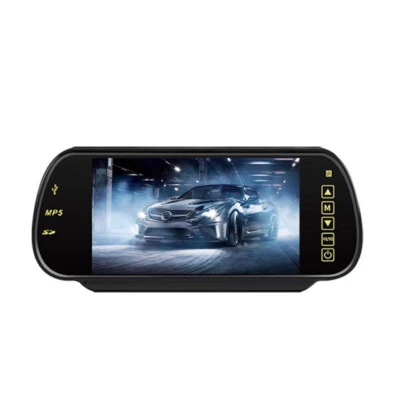 7" LCD Mirror Screen Car Rear View Monitor with Bluetooth MP5 for Backup Camera - Image 1 of 4