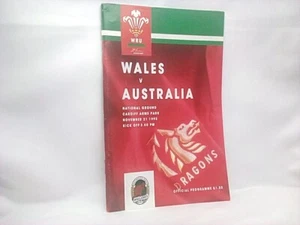 Gales v Australia Cardiff Arms Park noviembre. 1992 - Imagen 1 de 1