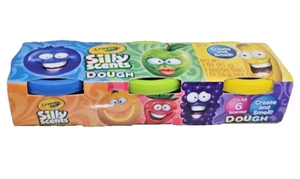 3 Units/9 Containers -Crayola Silly Scents Dough- 3 Different Scents Per Pack - Picture 1 of 3
