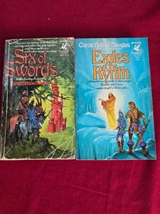 Carole Nelson Douglas PB Lot of 2 Six of Swords Exiles of the Rynth - Picture 1 of 14