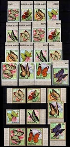 Burundi 1968, Mi#411-435, Sc#240-255+C66-C74 complete, butterflies, MNH! CV 90€! - Picture 1 of 1