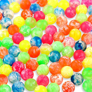 Sumind 100 Pcs Small Bouncy Balls in Bulk 0.78 Inch Rubber High Bouncing Balls f