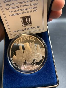 1994 Super Bowl XXVIII Coin Georgia Dome Atlanta Cowboy Vs Bills - Picture 1 of 5