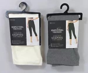 Women's Vera Wang Plus Size High Rise Shaping CAPRI Leggings - Picture 1 of 5