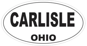 Carlisle Ohio Oval Bumper Sticker or Helmet Sticker D6056 - Picture 1 of 1