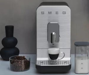 NEW Smeg Bean To Cup Automatic Coffee Machine Matte Black - BCC13BLMAU - Picture 1 of 17