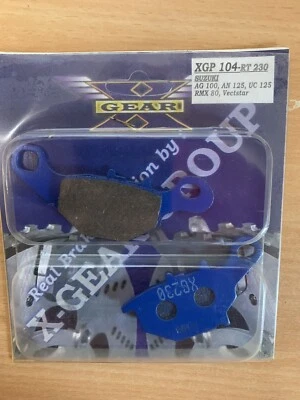 Pastillas de freno delanteras FA230 para Suzuki RM80 RM85 Kawasaki KLX125 KMX125 xgp104 Foto 1 de 2