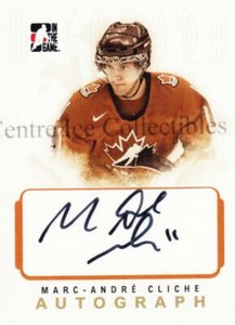 2007-08 ITG O Canada Auto #AMAC Marc-Andre Cliche