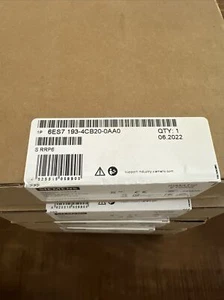 1P 6ES7 193-4CB20-0AA0 Terminal module NEW In Box 6ES7193-4CB20-0AA0 SIEMENS - Picture 1 of 3