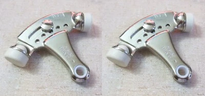 2 数量 全新 Ives 铰链销门挡,抛光镍饰面,美国制造 (69F14) — 第 1/4 张图片