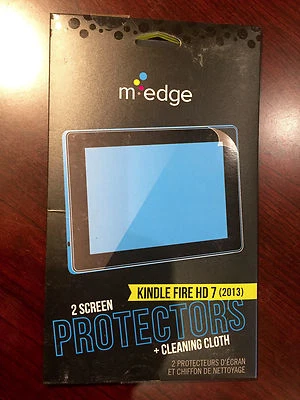 NEW M-Edge Screen Protectors For Kindle Fire HD 7 , Pack Of 2 - Image 1 of 2