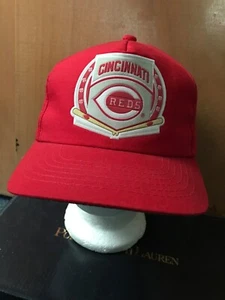 Vintage CINCINNATI REDS BASEBALL-STIL DRUCKKNOPFLASCHE MÜTZE KAPPE - Bild 1 von 5