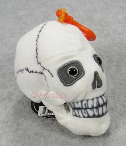 GIANT MICROBES-HUMAN SKULL KEY CHAIN-Stuffed Plush Head Cranium Bones Anatomy - Picture 1 of 6