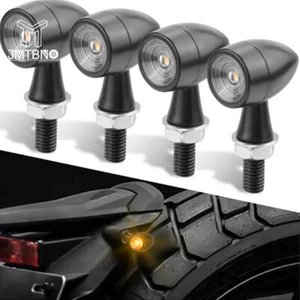 4X Intermitentes de luz de señal de giro LED Bullet para motocicleta para Harley Davidson EE. UU. - Imagen 1 de 12