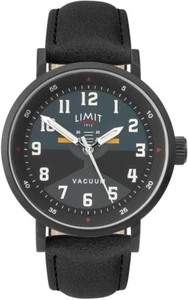 Limit Men's Pilot Black Leather Strap & Dial Watch 5972 - Picture 1 of 4