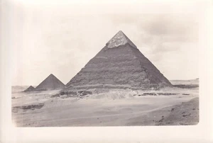 Rare Antique Velox 4x6 Photo of the Pyramid of Giza - Stunning Historical Image - Picture 1 of 5