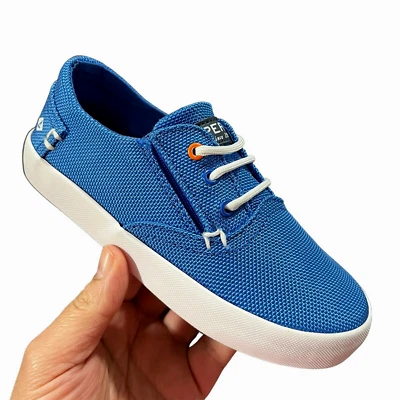 Zapatillas informales sin cordones Sperry para niños pequeños talla 7,5 azul real lavables a máquina Foto 1 de 4