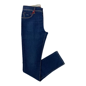 PANTALONE JEANS UOMO TRAMAROSSA LEONARDO D361 6MONTH COTONE BLU ORIGINALE AI - Picture 1 of 2