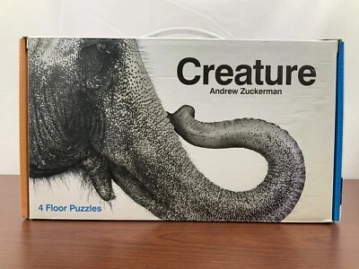 CREATURE Floor Puzzles Andrew Zuckerman Set Of 4 2x2 Feet Double Sided 16 Piece - Image 1 of 4