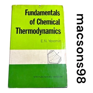 Fundamentals of Chemical Thermodynamics Yeremin Mir Publishers Moscow 1981 - Picture 1 of 23