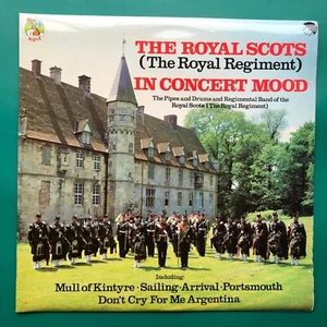 Royal Scots Regiment IN CONCERT MOOD Celtic Folk Military Musical LP Holyrood NM - Picture 1 of 24