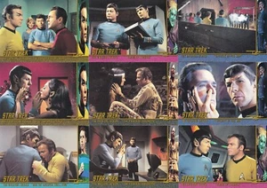 STAR TREK THE ORIGINAL SERIES TOS 3 CHARACTER LOG INSERT CARD SET 48 C111 - C158 - Picture 1 of 4