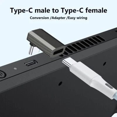 USB C Adapters,90 Degree 100W 10Gbps 4K Type C Male to Female - Image 1 of 4