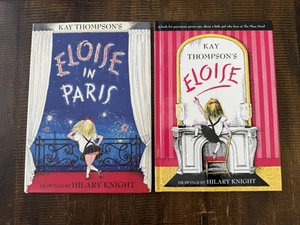 Kay Thompson Eloise in Paris Series Children's Educational Books Lot of 2 - Picture 1 of 2