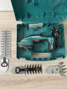 Bosch ASB 10,8 Li Set Gras und Heckenschere Akku mit 3 Aufsätzen und Ladegerät - Bild 1 von 1