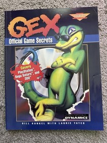 Original GEX Strategy Guidebook Prima Sega Saturn PS1 3DO Official Game Secrets