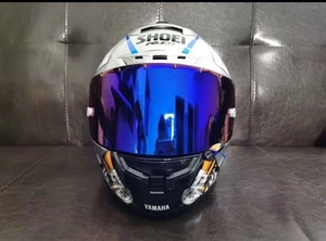 NEW Shoei X14/Fourteen Black Full Face Helmet/Fluorescent Visor/Storage Bag/XXL - Picture 1 of 3