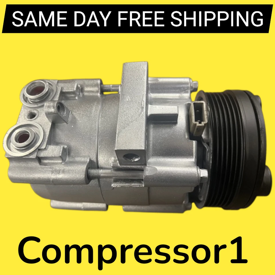 AC Compressor Ford  MUSTANG GT 1996-04 F-150 F-350 F-450 F-550 1994-07 4.6L 5.4L - Image 1 of 3