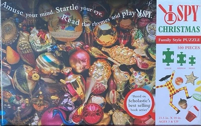 I Spy Christmas Family Puzzle 500 Pieces Kohls Scholastic Childrens New - Image 1 of 2