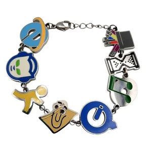 Came Up In The Drought Web Surfer Internet Explorer Bracelet Microsoft Icons - Picture 1 of 6