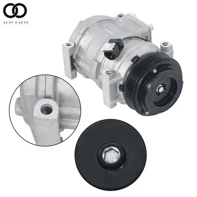 AC Compressor w/ Clutch for BMW 323i 325i 328i 525i 530i 740i 750iL 840Ci 850i - Image 1 of 4
