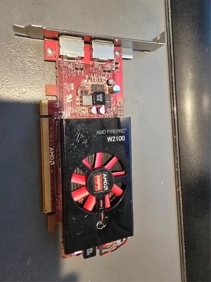 Dell AMD FirePro W2100 2GB GDDR3 PCIe 2x DisplayPort Graphics Video Card 0Y5FR3 - Image 1 of 3