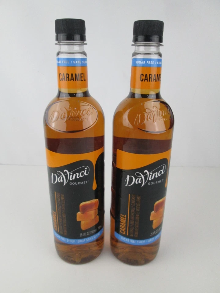 DaVinci Gourmet Sugar Syrup Caramel 25.4 Ounce (Pack of 3)
