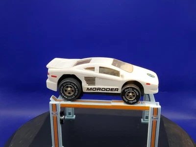 DARDA MOTOR 1/60 CIZETA-MORODER ITALIAN SPORTS CAR WHITE PULL-BACK RACER - Image 1 of 4