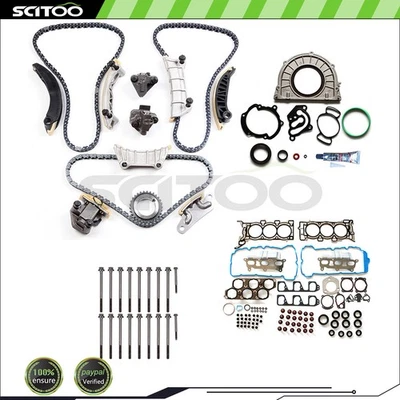 SCITOO Timing Chain Kit Full Gasket Bolt Set Fits 2007-2009 Saturn Aura 3.6L - Image 1 of 4