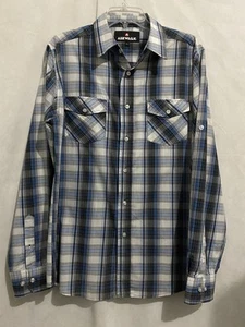 Airwalk Men Long Sleeve Plaid Shirt Size Large Multicolor - Picture 1 of 7