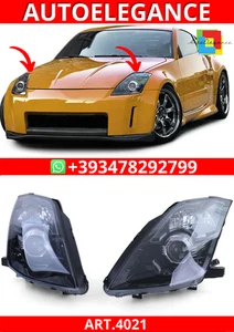 ART.4021 Faros Negros Para Nissan 350Z Z33 02-09 - Imagen 1 de 8