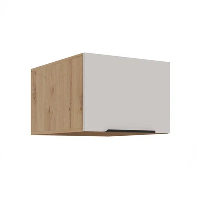 Aufsatzschrank Hochschrank 50 cm Küche SOLANO Kaschmir beige Küchenzeile - Bild 1 von 4