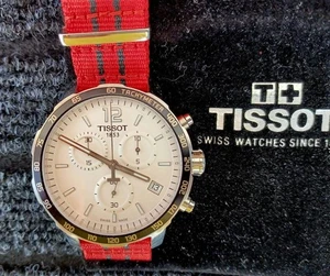 Reloj cronógrafo de cuarzo TISSOT Quickster 1853 NBA Chicago Bulls 42 mm - Imagen 1 de 11