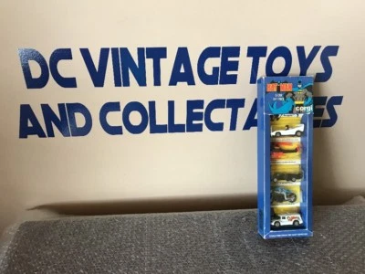 VINTAGE 1979 CORGI BATMAN BATMOBILE Penguin,Joker,Copter 5-CAR GIFT PACK - Image 1 of 4