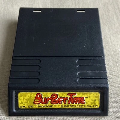 BurgerTime (Intellivision 1983 CLEAN PINS) Tested Video Game Cartridge Only VTG - Image 1 of 4
