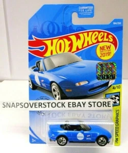 2019 HOT WHEELS BLUE '91 MAZDA MX-5 MIATA, HW #184, FACTORY SEALED SET, MONMC - Picture 1 of 7